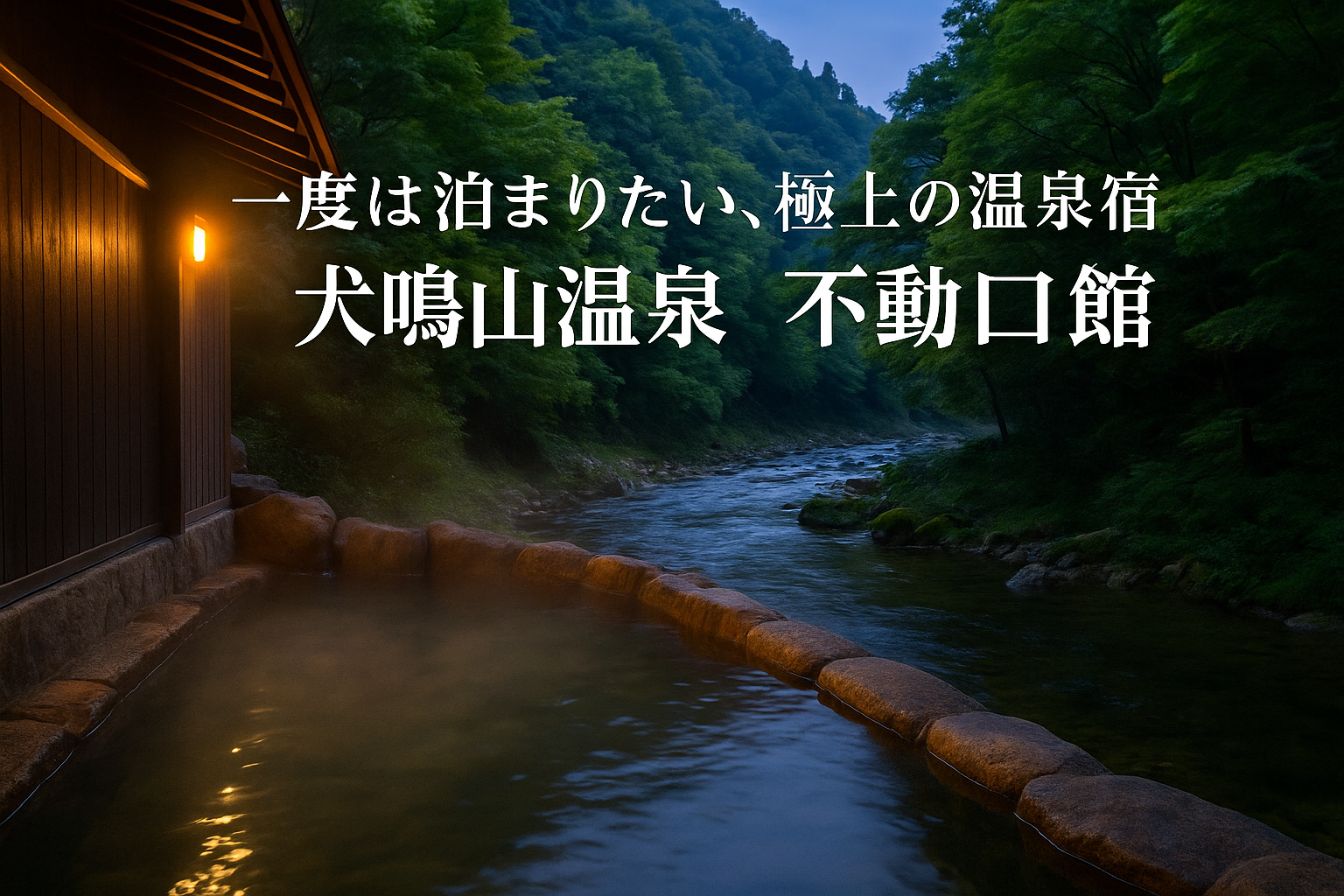 ♨️【大阪・犬鳴山温泉】一度は泊まりたい、極上の温泉宿『不動口館』