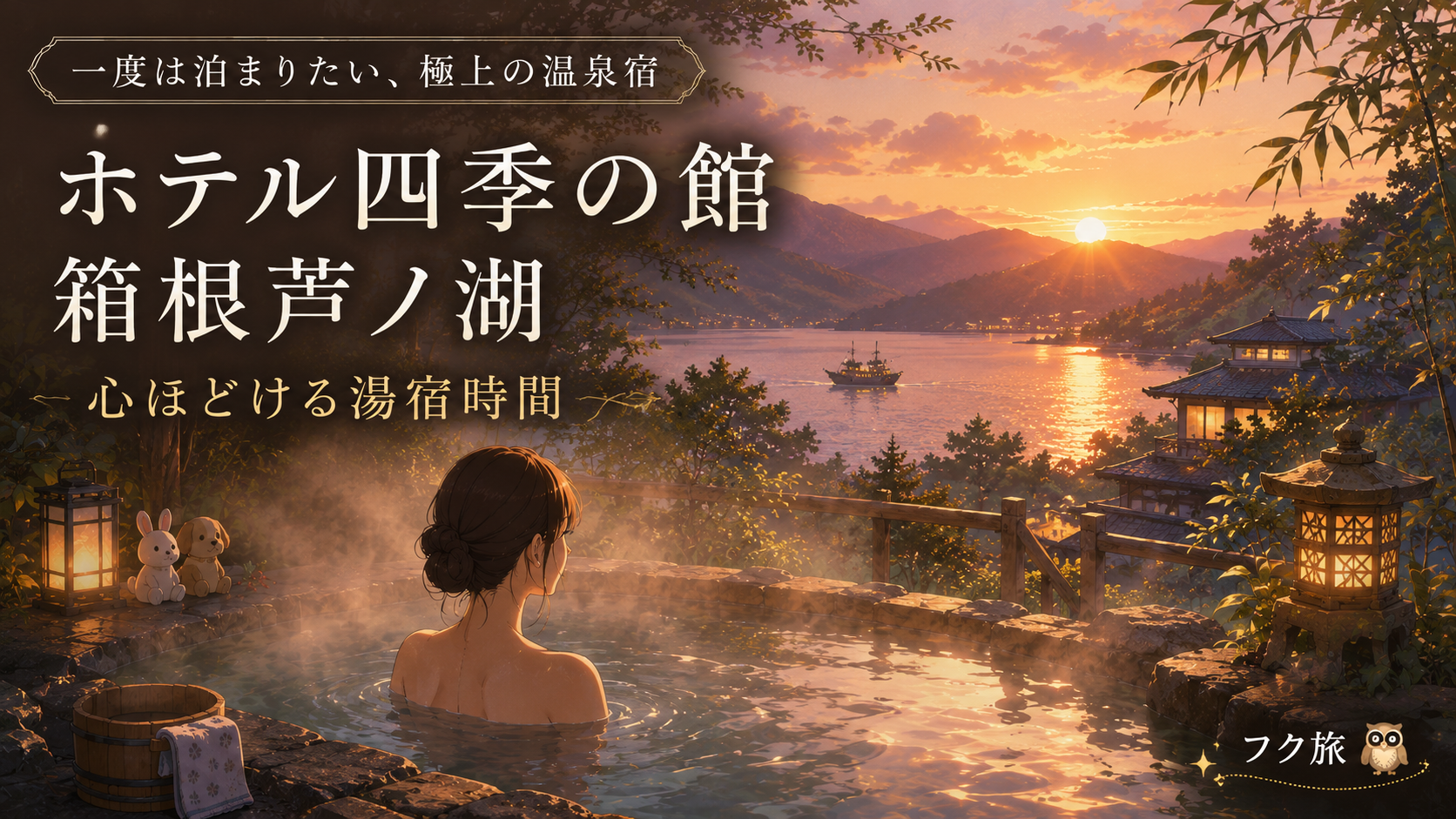 箱根温泉【ホテル四季の館箱根芦ノ湖】一度は泊まりたい、極上の温泉宿｜心ほどける湯宿時間