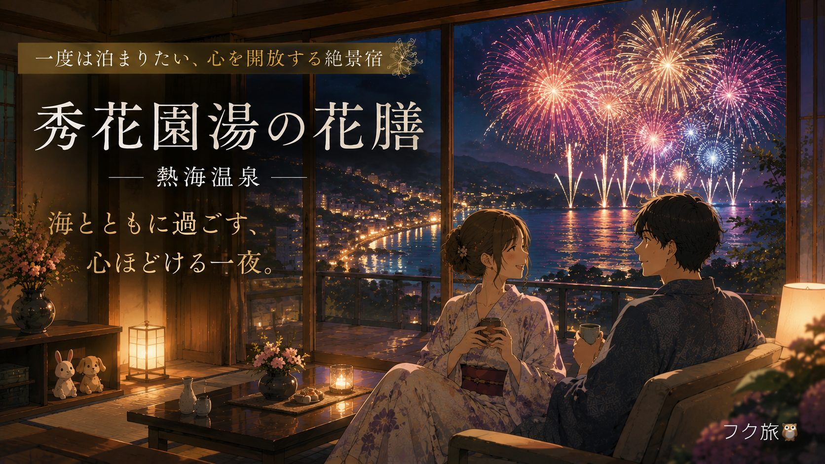 一度は泊まりたい熱海の絶景宿「秀花園湯の花膳」｜海とともに過ごす、心ほどける一夜